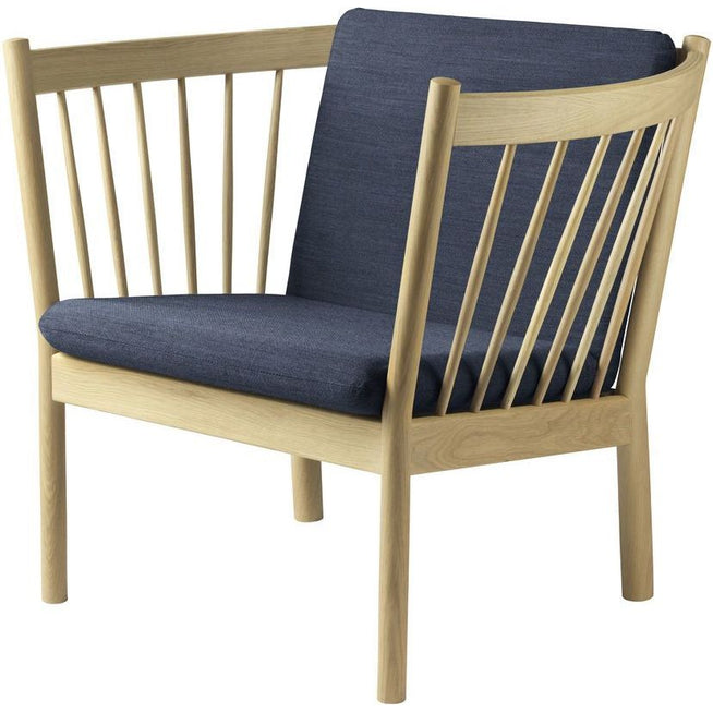 Photo of J146 Easy Armchair - lacquered oak, dark