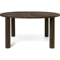 Thumbnail photo of Post Dining Table - Dining Table - Dark Brown - Ø: 150 x H: 73 cm