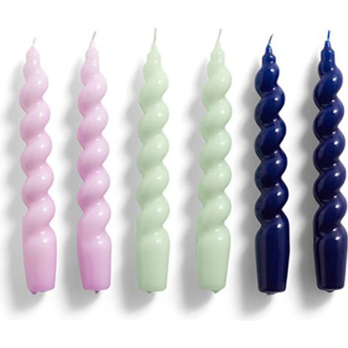 Photo of Spiral Light - 6 Pcs - Lilac - Mint - Midnight Blue