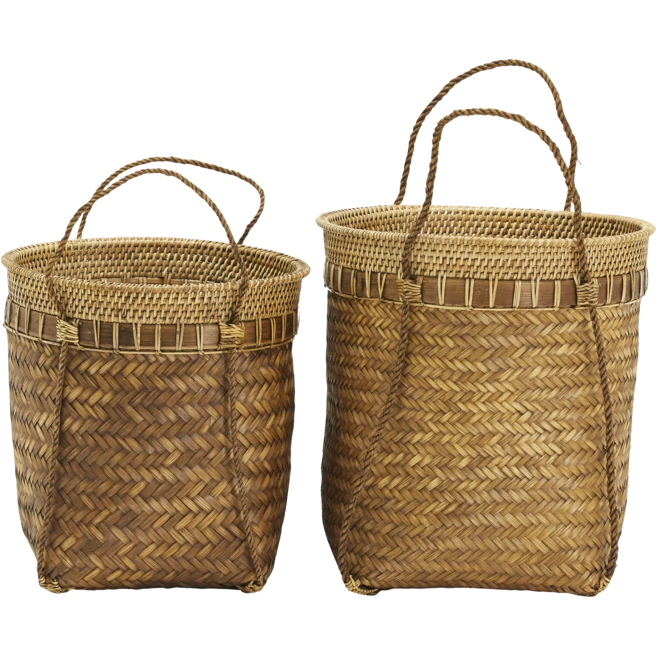 Bali baskets - set of 2 pieces