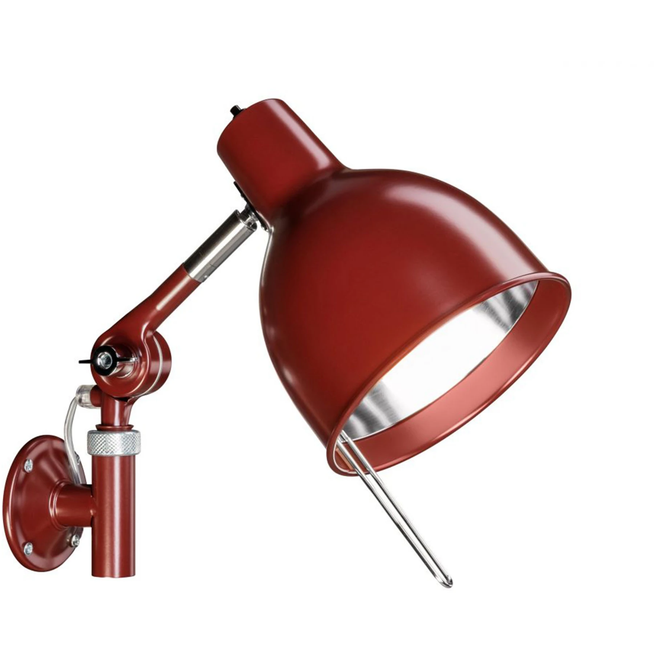 Photo of PJ71 - Oxblood - Bedside Lamps - Box Architects - Red