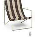 Thumbnail photo of Desert Chair - Lænestol - Cashmere/off-white/chocolate - W63 X H77,5 X D66 Cm