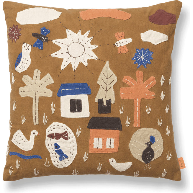 Photo of Village Cushion - Pude - Village Cushion - Sugar Kelp - W40 X D1 X H40 Cm