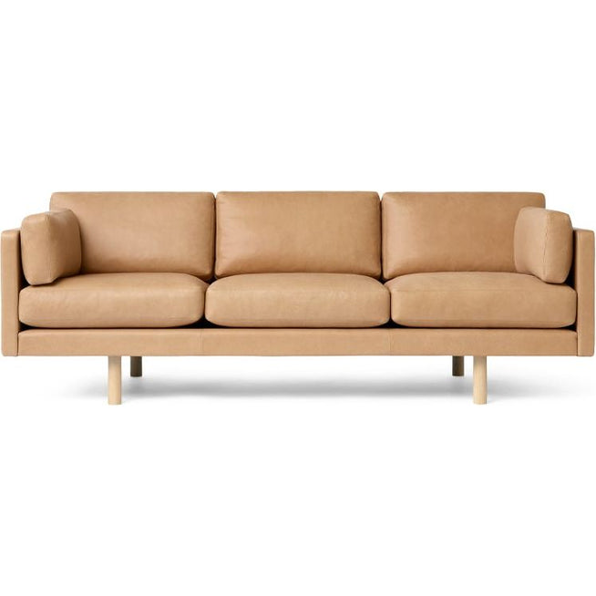 Photo of Ej220 2033 Sofa 3 Seater Leather Vegeta 90 Oak