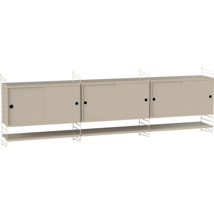 Photo of String Wall Rack 75x30, Beige, 2-pack - Shelving - Nils Strinning - Beige - Metal