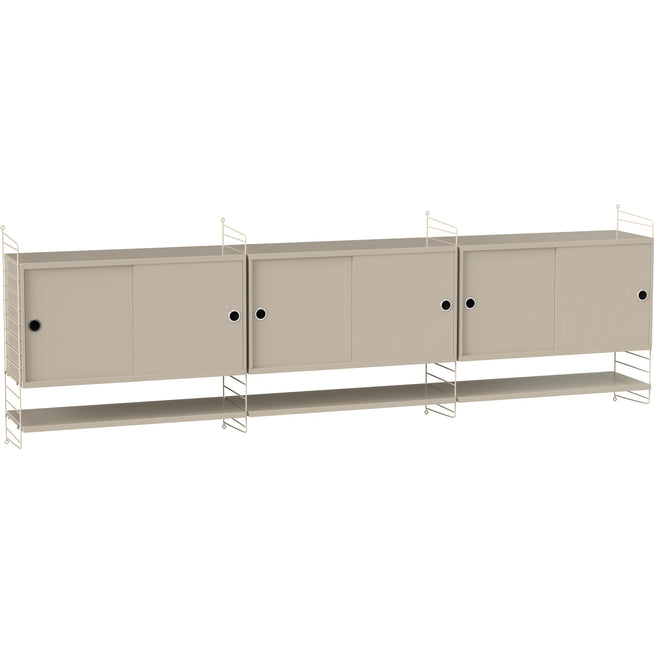 Photo of String Wall Rack 75x30, Beige, 2-pack - Shelving - Nils Strinning - Beige - Metal