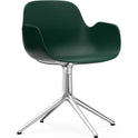 Form Armchair Swivel 4l Alu - Spisebordsstol - Aluminium / 1