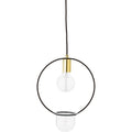 Thumbnail photo of Hanging Lamp Gold Finished Glass