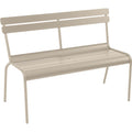 Thumbnail photo of Luxembourg Bench With Backrest Nutmeg 14 - Garden Benches - Frédéric Sofia - Beige - Metal