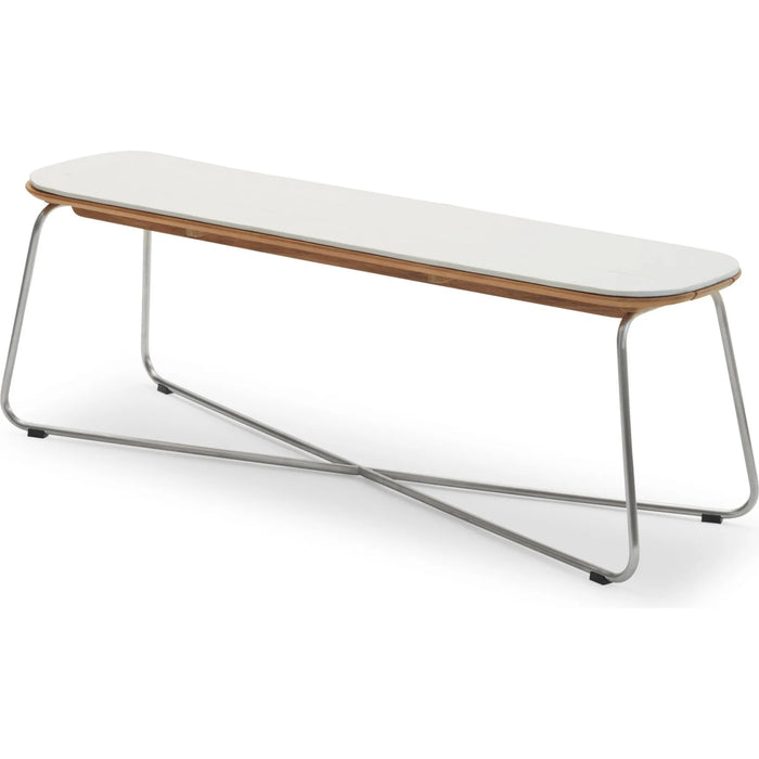 Photo of Lilium Bench Cushion White