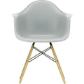 Eames Plastic Armchair Daw - 24 Light Grey - Ash Honey Tone - Matstolar - Charles & Ray Eames - Grå - Metall/trä/plast