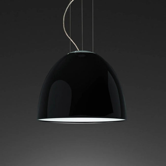 Photo of Nur Mini Gloss Led Pendant Light Glossy Black - Pendant Lights - Ernesto Gismondi - Black