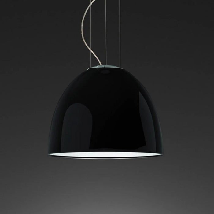Photo of Nur Mini Gloss Led Pendant Light Glossy Black - Pendant Lights