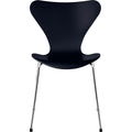 Thumbnail photo of Sjuan 3107 Midnight Blue Lacquered/chrome - Dining chairs - Arne Jacobsen - Blue - Metal/wood
