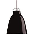 Thumbnail photo of Caravaggio 2 Pendant Black Smooth-red Textile Cord