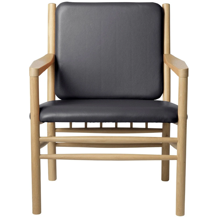 Photo of J147 Armchair - lacquered oak