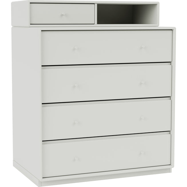 Photo of Keep Chest Of Drawers, Plinth H3 Cm - Nordic - Byråer - Peter J. Lassen - Grå - Trä