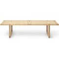 Thumbnail photo of Bm0488 Bench Oiled Oak Stand Rattan