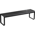 Bellevie Bench Liquorice - Garden Benches - Pagnon & Pelhaître - Black - Metal