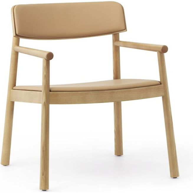 Photo of Timb Lounge Armchair - Lænestol - Tan / Ultra Læder - Camel - H: 75,5 X L: 67 X D: 62 X Sh: 42 Cm