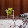 Thumbnail photo of Echasse Series - Bowl Smoke/Brushed Brass - Large - Glass/metal