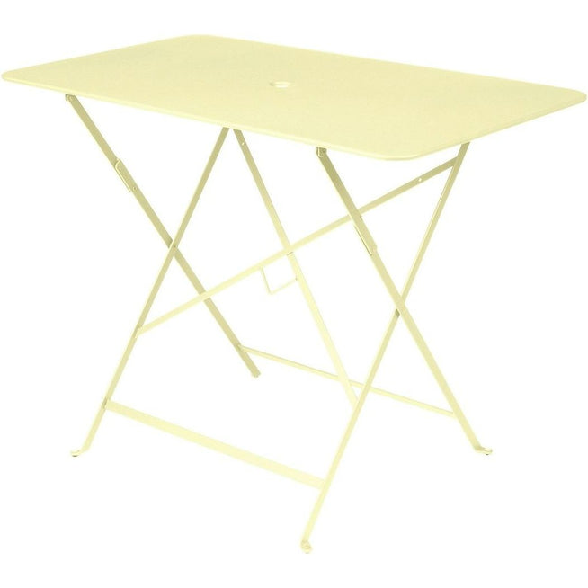 Photo of Bistro Table 97x57 cm Frosted Lemon A6 - Garden Table - Yellow - Metal