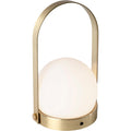 Thumbnail photo of Carrie Led Lamp Brushed Brass, Dimbar, 10h Batteri - Portabla Lampor - Norm Architects - Guld