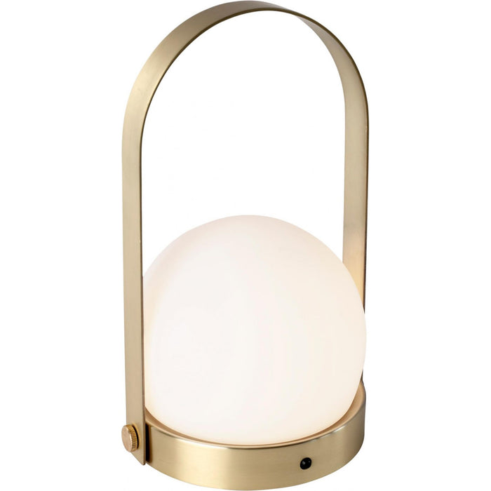 Photo of Carrie Led Lamp Brushed Brass, Dimbar, 10h Batteri - Portabla Lampor - Norm Architects - Guld
