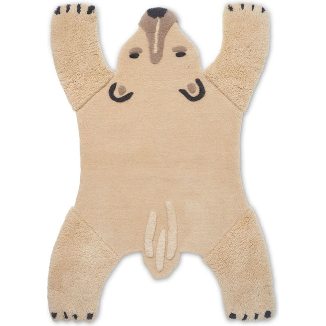 Photo of Animal Tufted Rug - Children's rug - Polar Bear - W118 x H160 x D3 cm