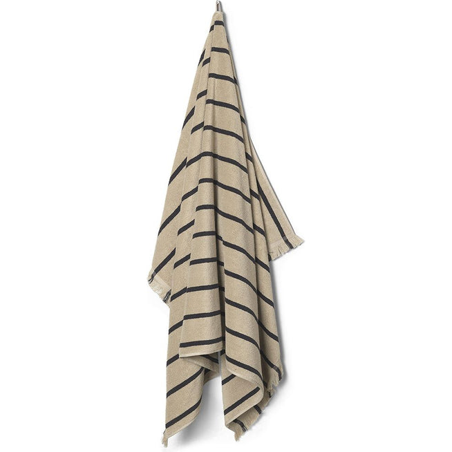 Photo of Alee Towel - Håndklæde - Sand / Black /