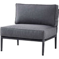 Conic Single Modul, Grey, Cane-line Softtouch - Utomhussoffor - Foersom & Hiort-lorenzen Mdd