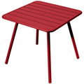 Thumbnail photo of Luxembourg Table 80x80 Cm Poppy 67 - Matbord Utomhus - Frédéric Sofia - Röd - Metall