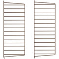 Thumbnail photo of String Wall Rack 75 x 30 cm, Brown, 2-pack - Shelving - Nils Strinning - Brown - Metal