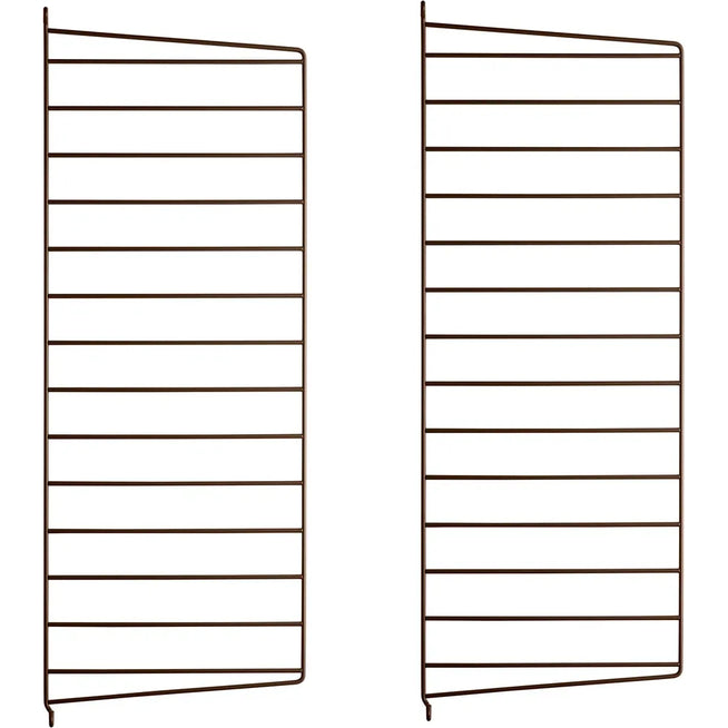 Photo of String Wall Rack 75 x 30 cm, Brown, 2-pack - Shelving - Nils Strinning - Brown - Metal