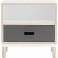 Thumbnail photo of Kabino Bedside Table - Bedside Table - Grey - L: 50 x D: 41 x H: 50 cm