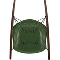Eames Plastic Armchair Rar - 48 Forest - Basic Dark Base - Dark Maple - Matstolar - Charles & Ray Eames - Grön - Metall/trä/plast