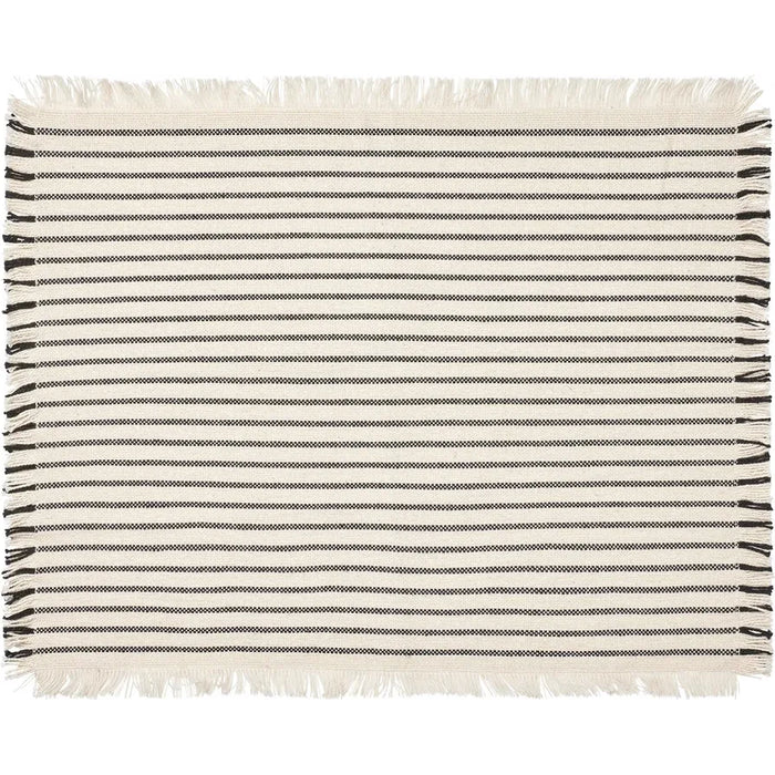 Photo of Elouise Placemats Off White/Black Set of 8 Pieces