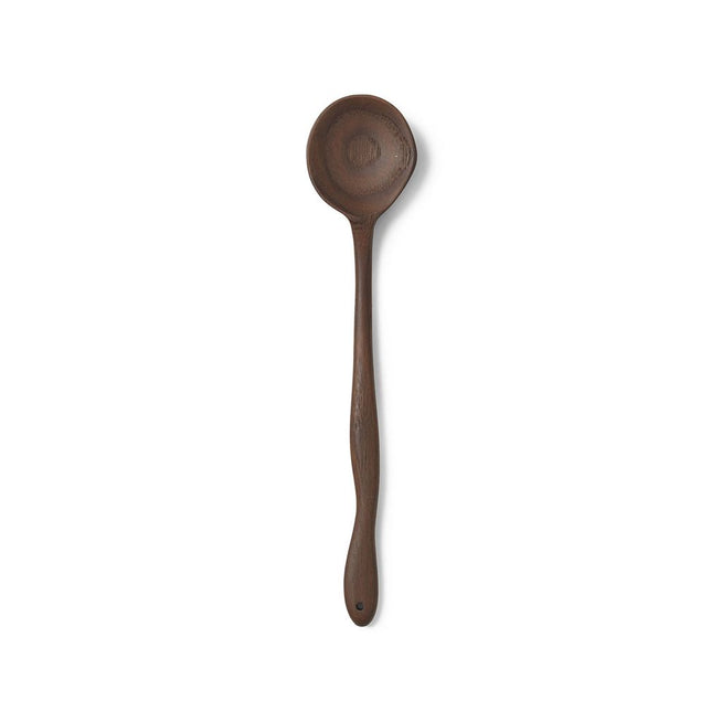 Photo of Meander Spoon - Skeer - Large - Dark Brown - W7 X H1,5 X D30,8 Cm