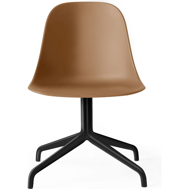 Photo of Harbour Swivel Side Chair Black Aluminiumshell Khaki - Office Chairs