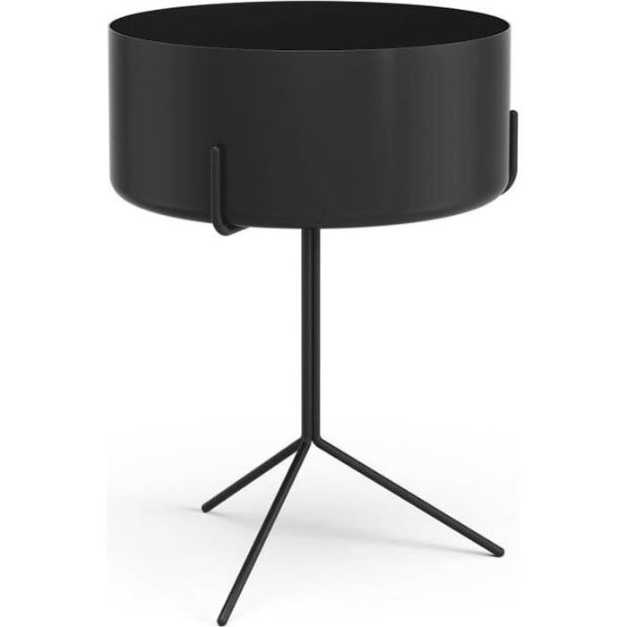 Photo of Drum Table Black - Plant Pot