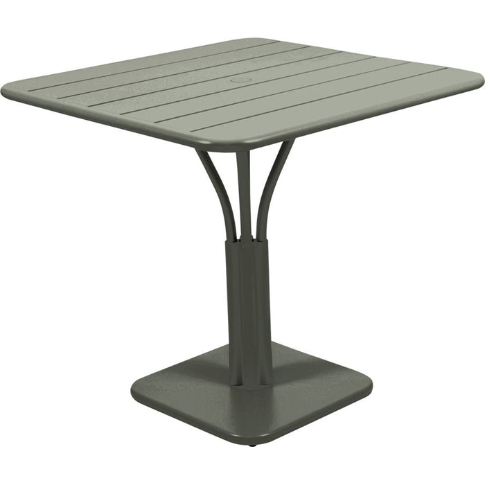 Photo of Luxembourg Pedestal Table 80x80 Cm Rosemary 48 - Matbord Utomhus - Frédéric Sofia - Grön - Metall