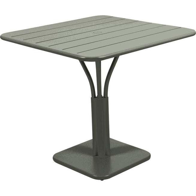 Photo of Luxembourg Pedestal Table 80x80 Cm Rosemary 48 - Matbord Utomhus - Frédéric Sofia - Grön - Metall