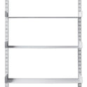 Fari Shelving System - Grey W: 90 cm, H: 100 cm, D: