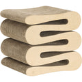 Thumbnail photo of Wiggle Stool - Sittpallar - Frank Gehry - Brun - Naturmaterial