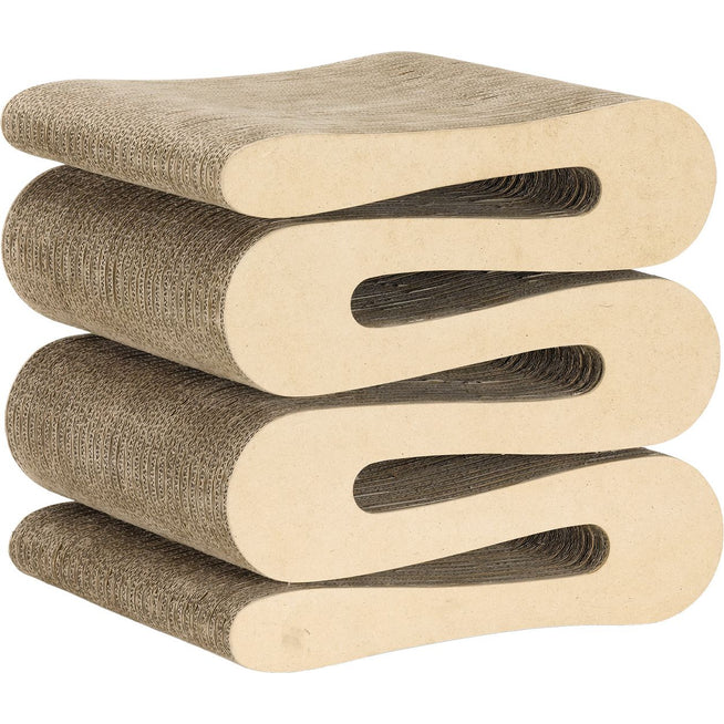 Photo of Wiggle Stool - Sittpallar - Frank Gehry - Brun - Naturmaterial