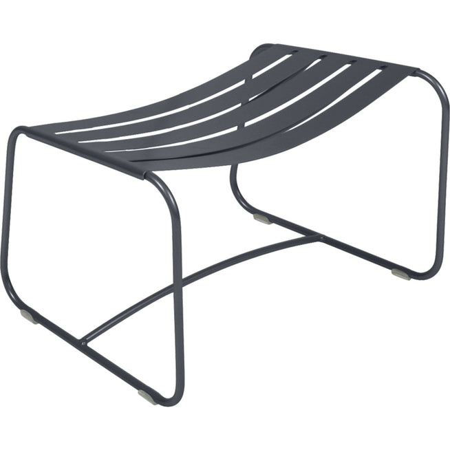 Photo of Surprising Footrest, Anthracite - Outdoor Stools & Pouffes - Harald Guggenbichler - Green, Grey - Metal