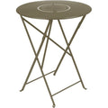 Thumbnail photo of Floréal Table Ø 60 cm, Rosemary - Outdoor dining table - Green - Metal