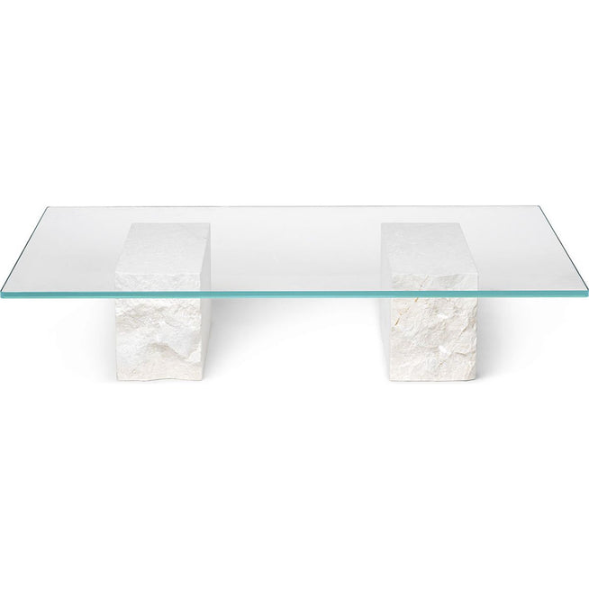 Photo of Mineral Coffee Table - Kaffebord - Bianco Curia - W120 X H24,5 X D70 Cm