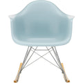 Eames Plastic Armchair Rar - 23 Ice Grey - Chrome Base - Golden Maple - Matstolar - Charles & Ray Eames - Grå - Metall/trä/plast