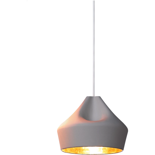 Photo of Pleat Box 24 Led - Grey, Gold - Pendellampor - Mashallah,xavier Mañosa - Grå